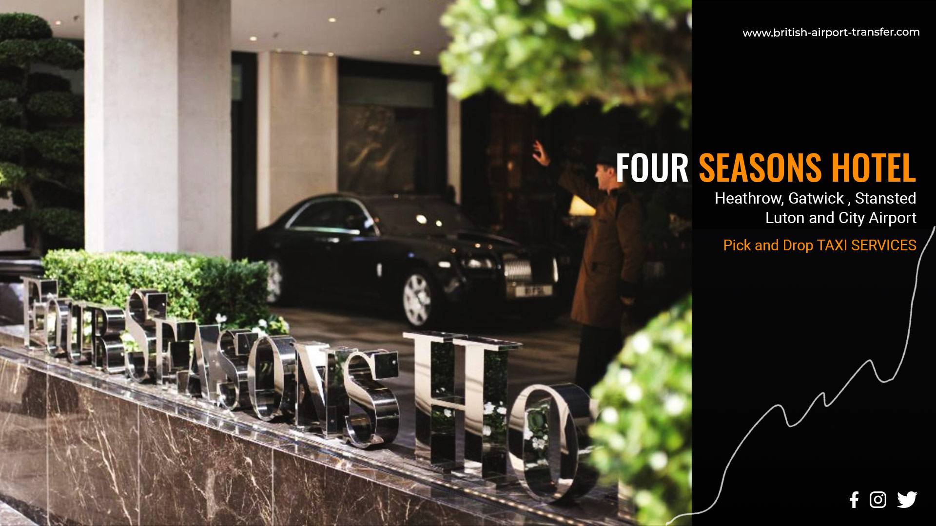 Heathrow to Four Seasons Hotel London at Park Lane Taxi Service