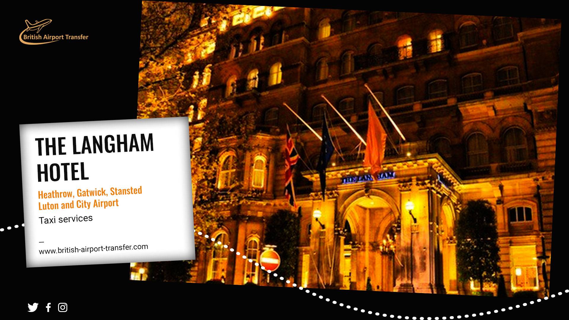 Heathrow to Langham Hotel Taxi